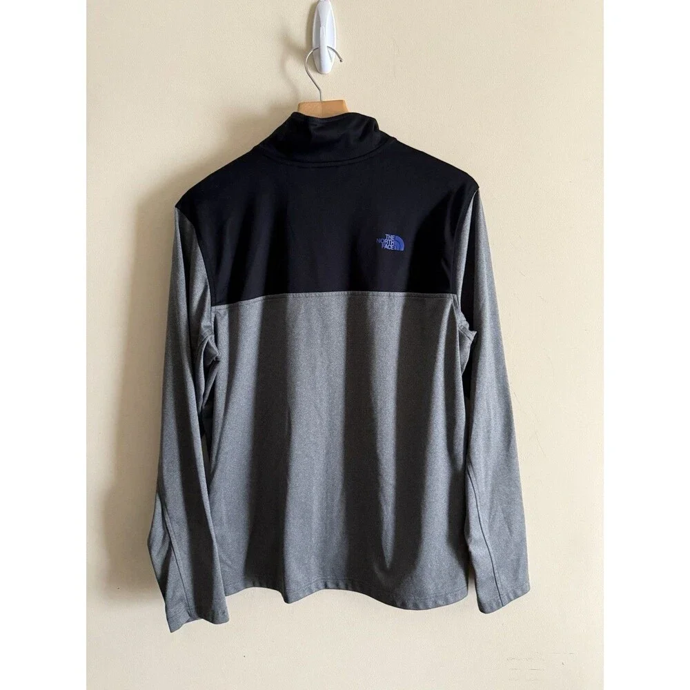 The North Face Men's 1/4 Zip Pull Over Two Tone Active Jacket Fleece‎ Size Large